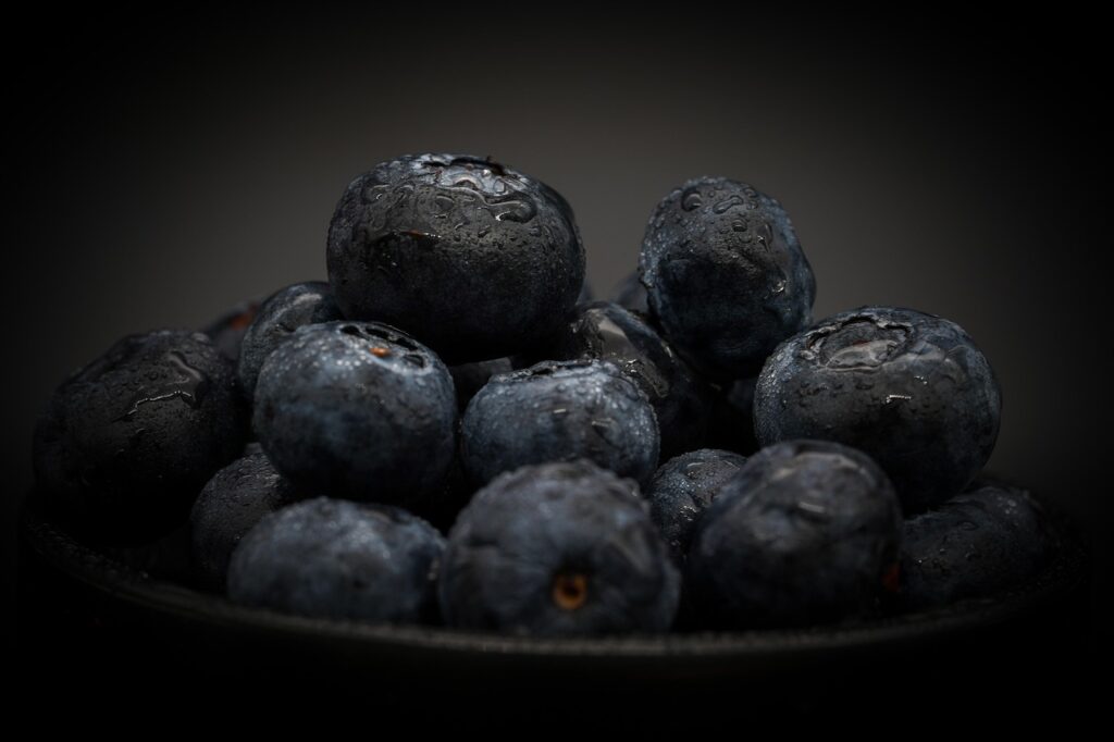 blueberries, fruit, healthy, diet, fresh
